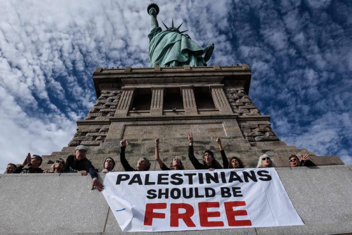 Activists Demand Gaza Ceasefire At Statue Of Liberty | Kuwait Times ...