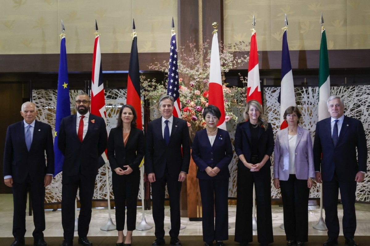 G7 Foreign Ministers Back ‘humanitarian Pauses’ In Gaza | Kuwait Times ...