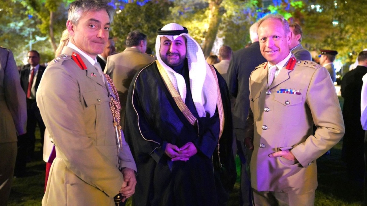 Undersecretary of the Ministry of Defense (MoD) Sheikh Dr. Abdullah Meshal Al-Sabah underscores the longstanding and strategic Kuwaiti-British relationship.