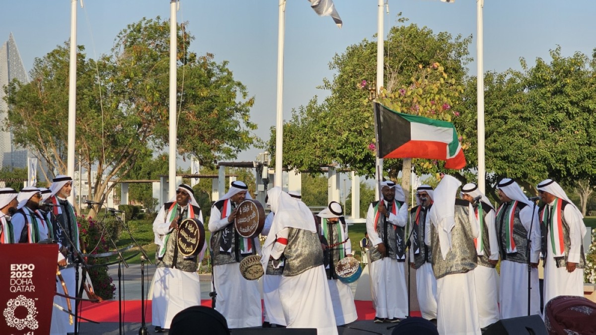 DOHA: Kuwait pavilion at Doha Expo celebrates National days.- KUNA photos