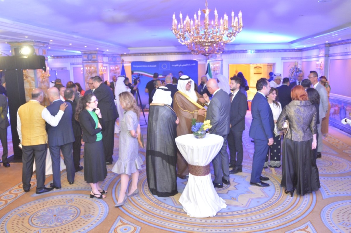 Ambassadors and officials attend the event. 