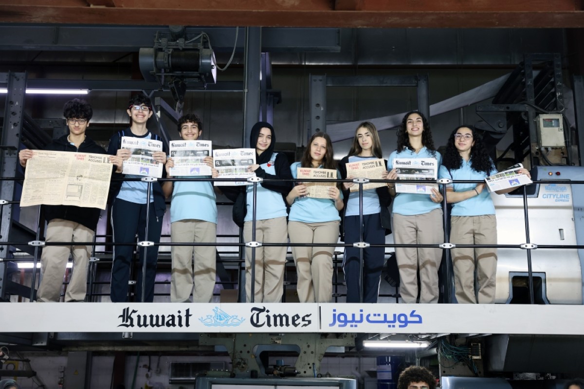 Oxford Academy School students visit Kuwait Times and Kuwait News | Kuwait Times Newspaper