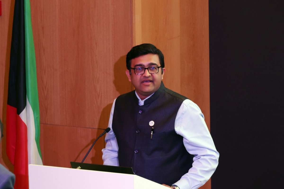 Chairperson of the ICAI Kuwait Chapter Aditya Vikram Dhanuka.