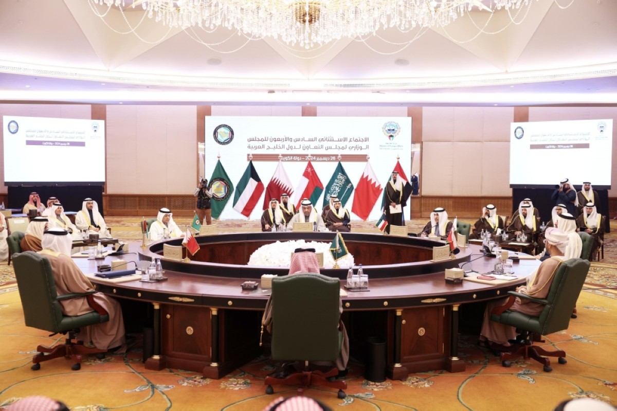KUWAIT: Foreign Ministers of GCC countries convene for the 46th extraordinary meeting of the GCC Ministerial Council. — Photos by Yasser Al-Zayyat