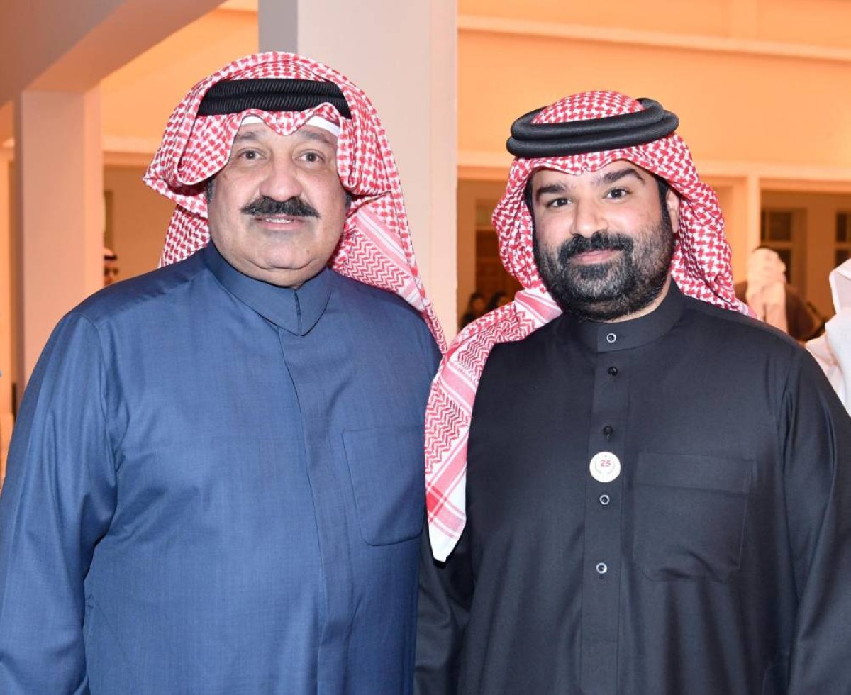 Sheikh Ahmad Al-Yousef and Sheikh Sheikh Khalifa bin Ali Al-Khalifa