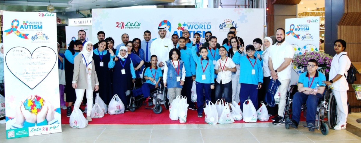KUWAIT: LuLu Hypermarket Kuwait hosts an event to mark World Autism Awareness Day on April 2 at its Al-Qurain outlet. 