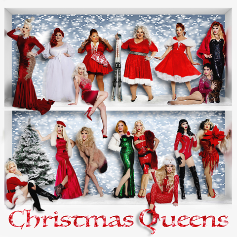 This CD cover image released by Killingsworth shows “Christmas Queens,” an irreverent - and sometimes pretty rude - take on holiday classics, from drag queens with names like Ginger Minj and Sharon Needles. — AP photos