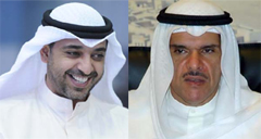 Sheikh Mohammad Al-Abdallah Al-Mubarak Al-Sabah and  Sheikh Salman Al-Sabah