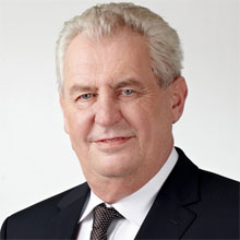 Czech President Milos Zeman