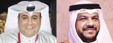 Shafi Al-Hajiri and Sheikh Ahmad Al-Mansour