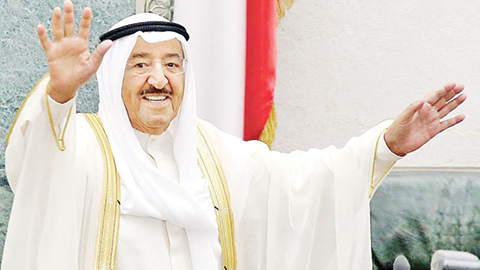 His Highness  the Amir Sheikh Sabah Al-Ahmad Al-Jaber Al-Sabah.