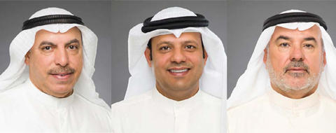 MP Faisal Al-Shaye, MP Faisal Al-Kandari  and MP Saleh Ashour