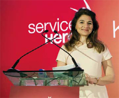 Faten Abu-Ghazaleh, Service Hero President.