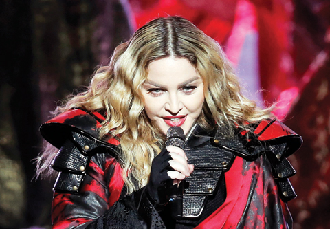 US singer Madonna performs during the Rebel Heart World Tour in Macau. –AP