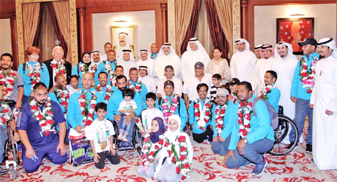 Kuwait handicapped athletes