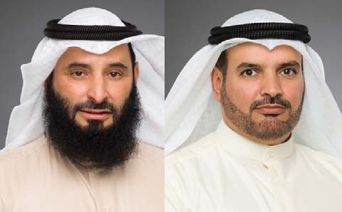 MP Saud Al-Huraiji and MP Hamdan Al-Azmi