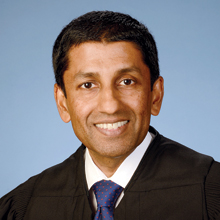 WASHINGTON; This photo provided by the US Court of Appeals District of Columbia Circuit shows Judge Sri Srinivasan. - AP  