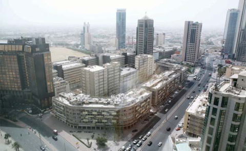KUWAIT: Photo shows a general view of the Fahad Al-Salem Street in Kuwait City. — Photo by Yasser Al-Zayyat