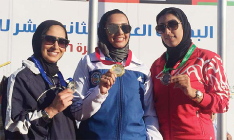 Eman Al-Shamma, Afrah Adel and Bahrain’s Fatima Nasrallah