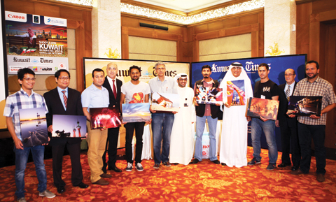 Group photo shows the winners. — Photos by Yasser Al-Zayyat and Joseph Shagraa