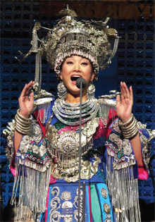 In this file photo, Chinese singer Song Zuying performs during the ‘Cultures of China, Festival of Spring’ concert at the Shrine Auditorium in Los Angeles. — AP