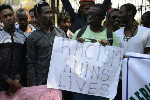 African students in India often complain of racial assaults - AFP