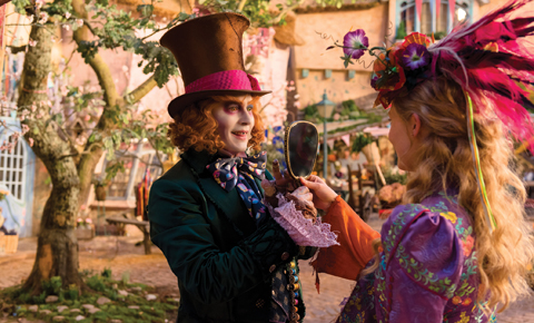 In this image released by Disney, Johnny Depp, left, and Mia Wasikowska appear in a scene from ‘Alice Through The Looking Glass.’ — AP photos