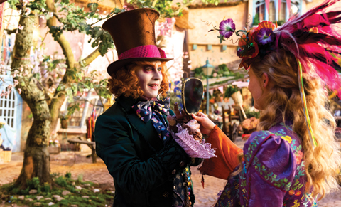 In this image released by Disney, Johnny Depp, left, and Mia Wasikowska appear in a scene from “Alice Through The Looking Glass.” — AP photos