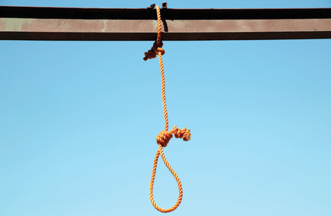 KABUL: One of the six nooses prepared for men sentenced to death at a jail. Afghanistan has hanged six men convicted of terrorism, signaling a tougher approach toward the Taleban. — AP
