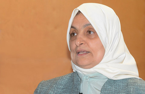 Minister of social affairs and labor. Hind Al-Sabeeh