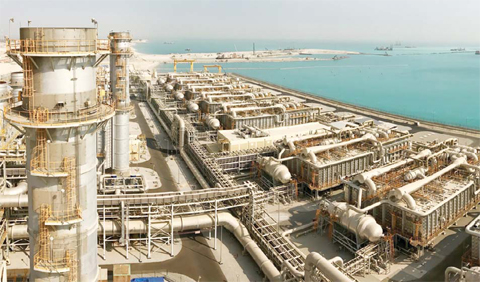 KUWAIT: The Azzour North One power and water plant is seen