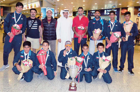 Kuwait tennis team wins gold in Qatar tourney