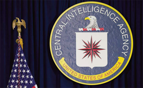 LANGLEY: This photo shows the seal of the Central Intelligence Agency at CIA headquarters in Langley, Va. An alleged CIA surveillance program disclosed by WikiLeaks purportedly targeted security weaknesses in smart TVs, smartphones, personal computers and even cars, and enabled snooping that could circumvent encryption on communications apps such as Facebook and WhatsApp. — AP