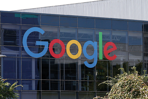 MOUNTAIN VIEW: This file photo taken on September 1, 2015 shows the Google logo at the Google headquarters. —AFP