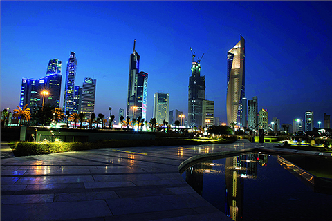 KUWAIT: Kuwait City skyscrapers seen from Al-Shaheed Park. - KUNA photos