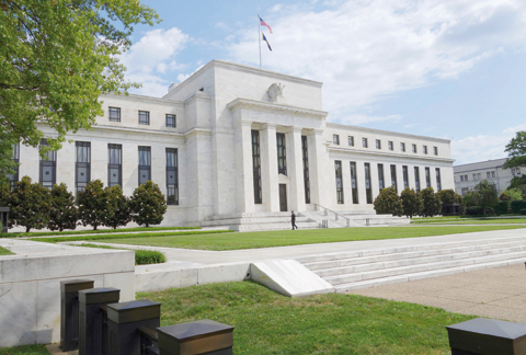 This file photo taken on August 1, 2015 shows the US Federal Reserve building in Washington.—AFP
