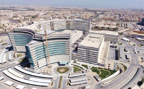 KUWAIT: The Sheikh Jaber Al-Ahmad Hospital; a major health-related project of Kuwait’s development plan for 2035.