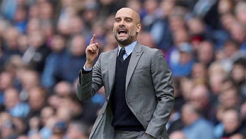 Manchester City’s Spanish manager Pep Guardiola
