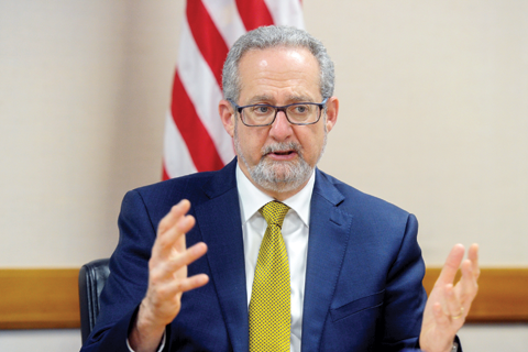 KUWAIT: US Ambassador to the State of Kuwait Lawrence Silverman speaks during an exclusive interview. — KUNA
