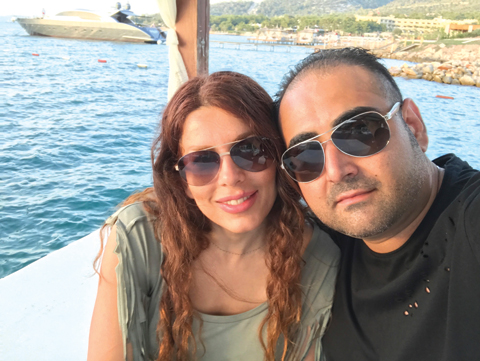TURKEY: This photo provided by US Navy veteran Mohammed Jahanfar shows Jananfar and his fiancee Neda Hosseini in Bodrum, Turkey.-AP