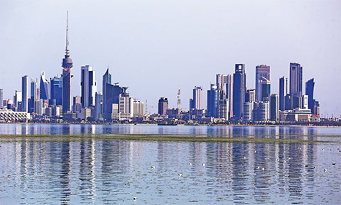 KUWAIT: A panoramic view of Kuwait City’s skyline. —Photo by Yasser Al-Zayyat