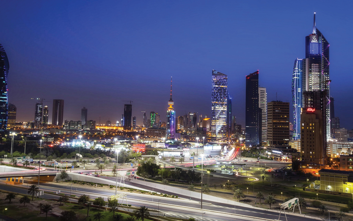 KUWAIT: A night view of the Kuwait City. The Kuwait Investment Forum 2018 (KIF 2018) will commence today where Kuwait will roll out investment partnerships and strategic investment opportunities valued at more than $100 billion in key economic and social sectors for investors