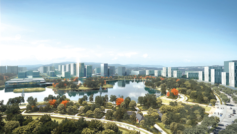 An artist impression of the New Clark City development in the Philippines. —Reuters