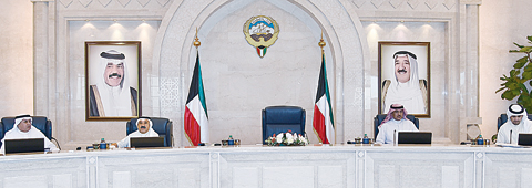 KUWAIT: Kuwait cabinet holds weekly session yesterday at Seif Palace. —KUNA