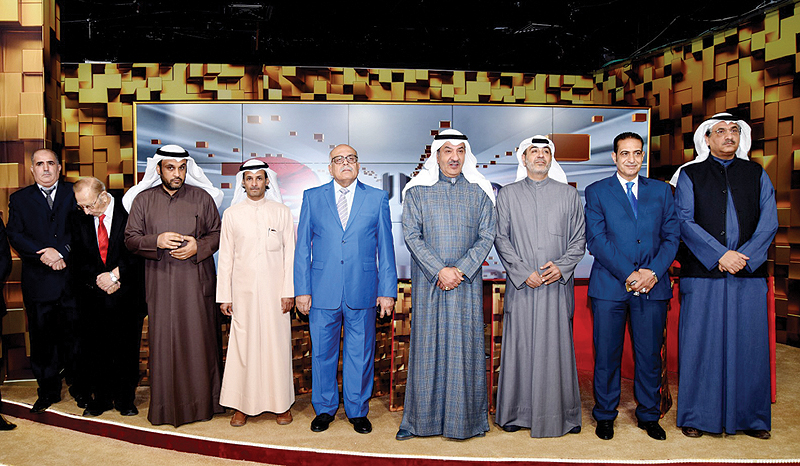 KUWAIT: The Kuwait Media House Company launches a private TV channel yesterday. - KUNA n