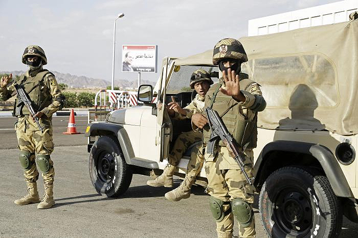 Egypt’s armed forces retaliated with airstrikes on terrorist hideouts and arms depots in North Sinai (Photo: AP)