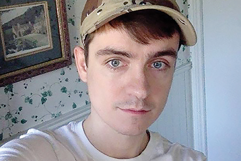 (FILES) This undated file selfie portrait sourced on social network on January 31, 2017 shows Alexandre Bissonnette, a Canadian political science student known to have nationalist sympathies who was charged with six counts of murder over a shooting spree at a Quebec mosque -- one of the worst attacks ever to target Muslims in a western country. - Canadian Alexandre Bissonnette will be sentenced on February 8, 2019 for killing six worshippers at the Quebec City mosque in January 2017 in the worst ever attack on Muslims in the West. The 29-year-old faces the prospect of life in prison if ordered to serve 25 years consecutively for each of the six murders for which he pleaded guilty. (Photo by - / AFP) / ----IMAGE RESTRICTED TO EDITORIAL USE - STRICTLY NO COMMERCIAL USE----- / GETTYOUT