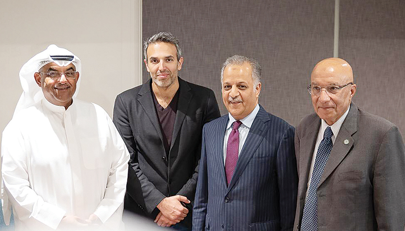 (From left) Haitham Al-Khalid Chairman, Dr Ziad Al-Alyan, Dr Mohammad Al-Haifi and CEO Saeed Ratib.