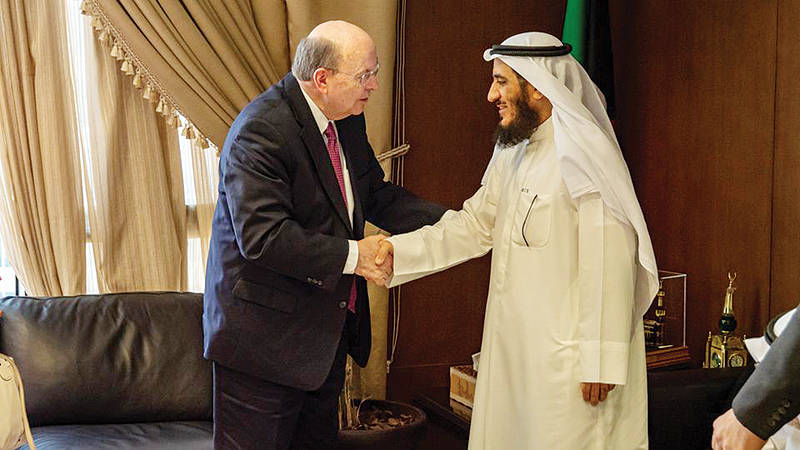 KUWAIT: Elder Quentin L Cook of the Quorum of the Twelve Apostles meets with Fareed Emadi, Undersecretary of Kuwait’s Ministry of Awqaf and Islamic Affairs