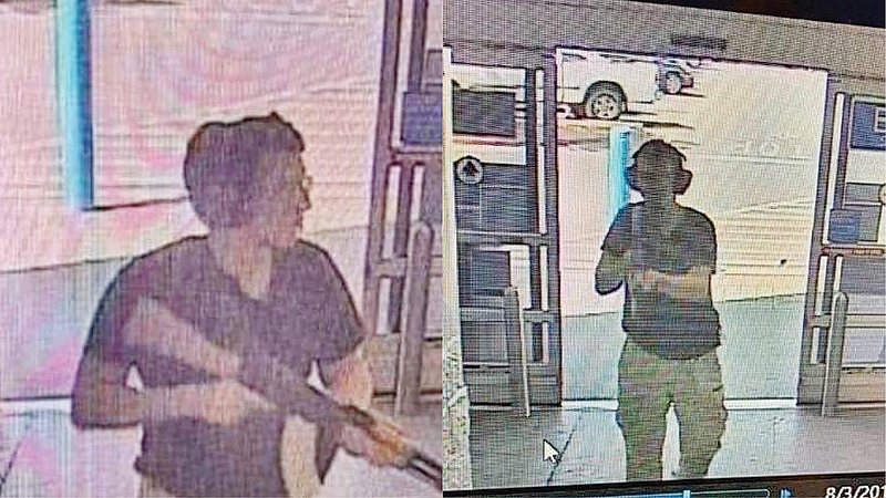 EL PASO: This CCTV image shows a gunman identified as Patrick Crusius, 21, as he enters the Cielo Vista Walmart store on Saturday. – AFP  